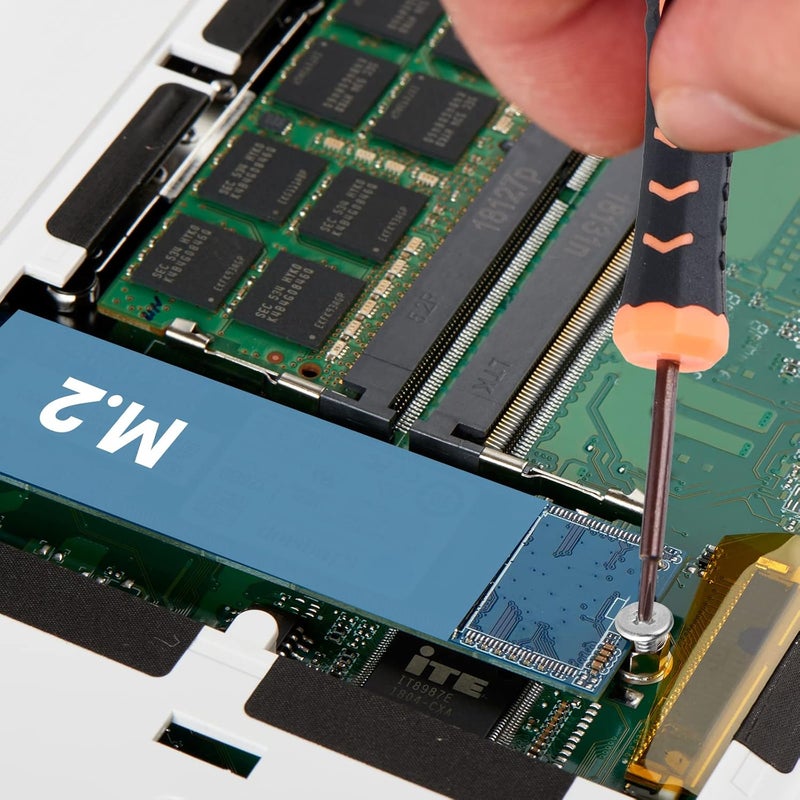 ASTARON طقم براغي PC M.2، طقم تثبيت براغي NVMe m.2 SSD للوحة الأم ASUS - Image 5